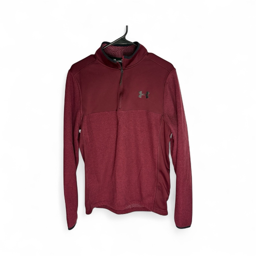 Under Armour Burgundy ColdGear Pullover